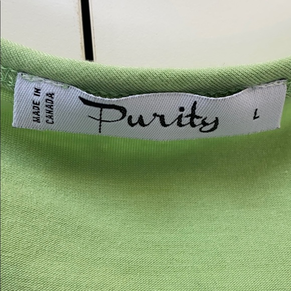 NWOT Sage Green Tank Top made in Canada L - Picture 6 of 11